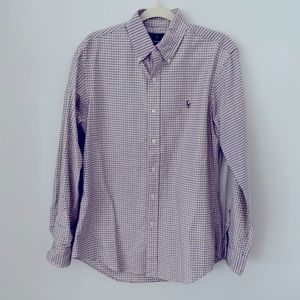 Ralph Lauren, casual long-sleeve button down, 100% cotton , custom fit